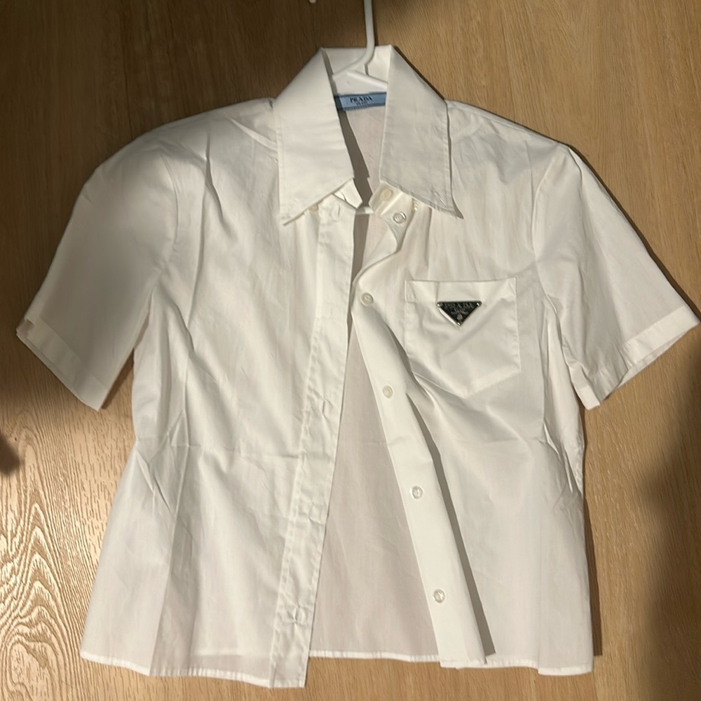Prada Made In Italy dress short sleeve shirt